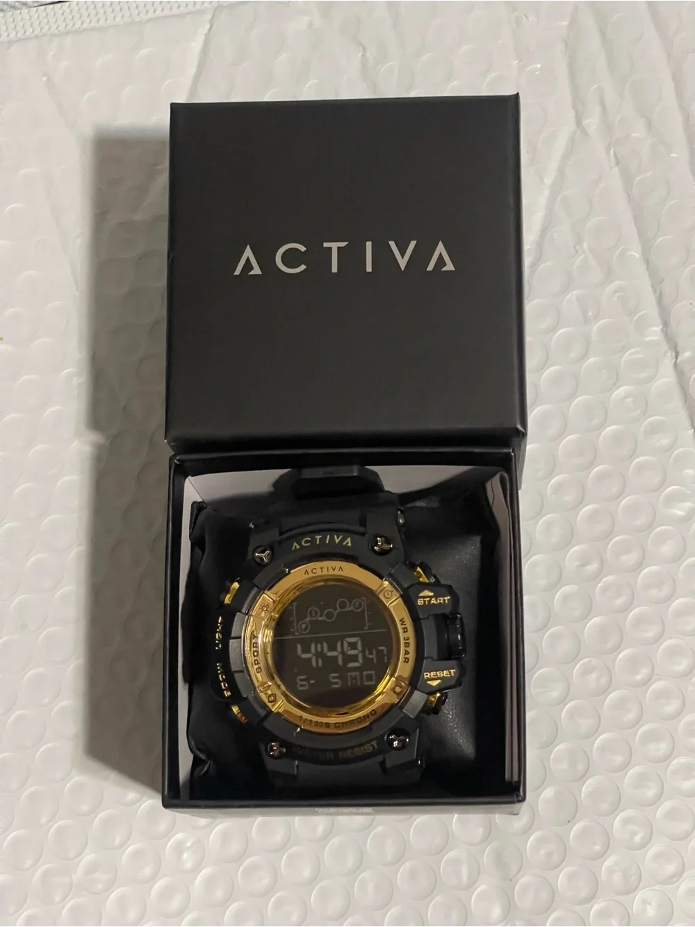 Activa X Invicta Digital Unisex Watch - 50mm, Black (ACW8082-008)